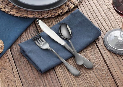 Artaste 56914 Rain 18/10 Stainless Steel Flatware 36-Piece Set, Service - Image 5