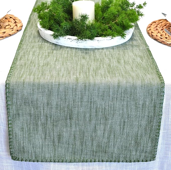 Coffee Table Runner 14x36 inch Short Table Runner - Image 5