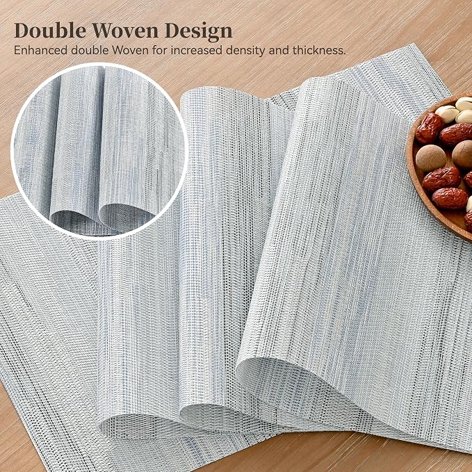Leetaltree LightSteel Blue Placemats Set of 4 - Image 3