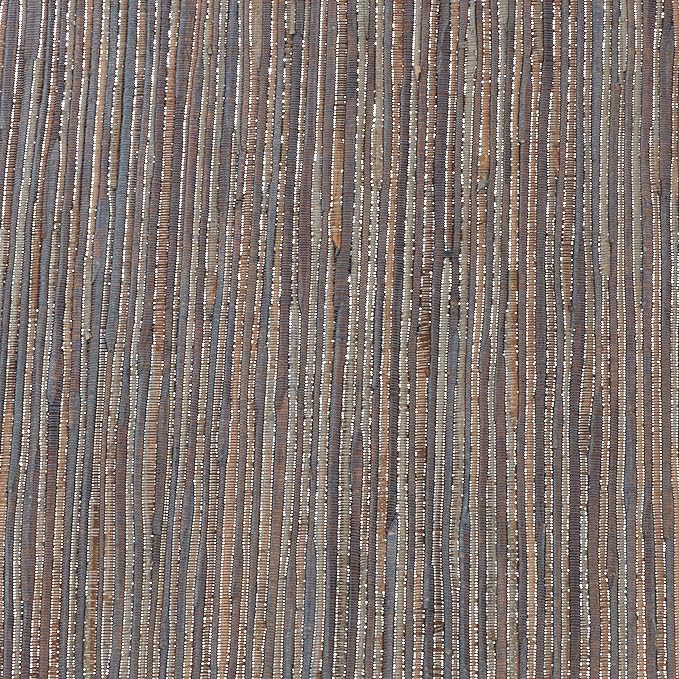 Saro Lifestyle Melaya Collection Shimmering Woven Nubby Table Runner - Image 3