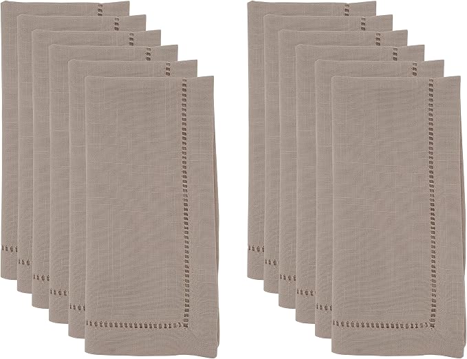 SARO LIFESTYLE Hemstitched Border Dinner Napkin - Image 3