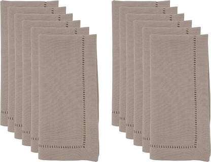 SARO LIFESTYLE Hemstitched Border Dinner Napkin - Image 3