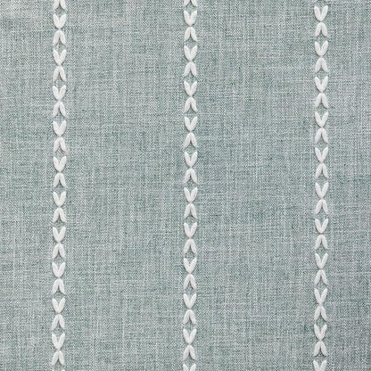 Braided Farmhouse Table Runner, Braided Dusty Blue 13x108 Inch, Cotton Linen - Image 6