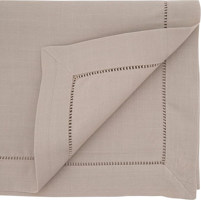 SARO LIFESTYLE Hemstitched Border Tablecloth - Image 2