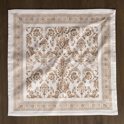Maison d' Hermine Cloth Napkins Set of 4 100% Cotton for Thanksgiving Christmas Decorations Everyday Reusable Square Fall Napkins Cloth Washable Dinner Party (Allure, 20"x20")