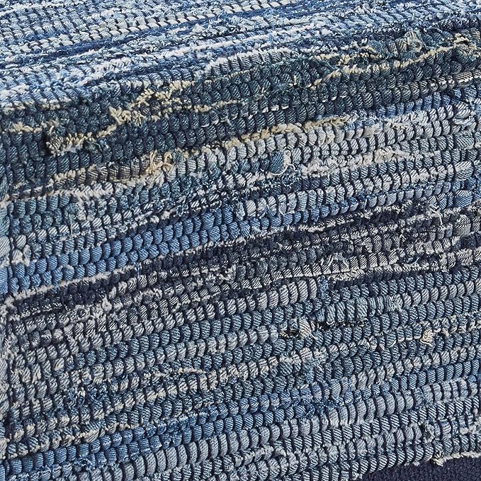 Park Designs Indigo Chindi Table Runner 13" x 54" | Woven Cotton | Distressed - Image 3