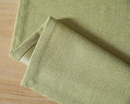 Burlap Style Farmhouse Table Runner, 14x90 Inches Light Sage Green | Thick - Image 7