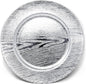 allgala Heavy Quality Round Charger Plates - Chargers for Dinner Plates - Set of Charger Plates for Table Decor - Ideal for Weddings, Thanksgiving Parties & Holidays - Grain Silver (13-Inch 48-Pack)