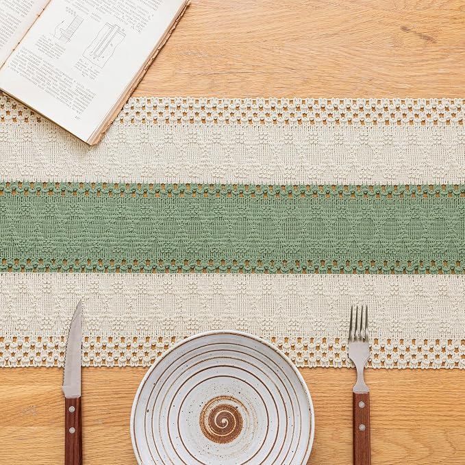 Cotton Farmhouse Table Runner - Image 9
