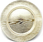 allgala Heavy Quality Round Charger Plates - Chargers for Dinner Plates - Set of Charger Plates for Table Decor - Ideal for Weddings, Thanksgiving Parties & Holidays - Grain Gold (13-Inch 48-Pack)