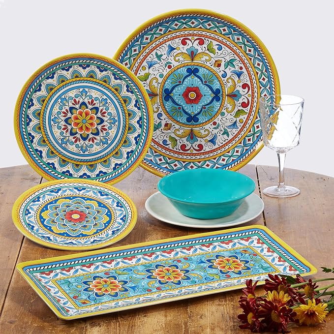 Certified International Portofino 11" Melamine Dinner Plate - Image 2
