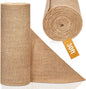 12" x 10 yd Burlap Table Runners, Jute Burlap Runner by Topdiaos