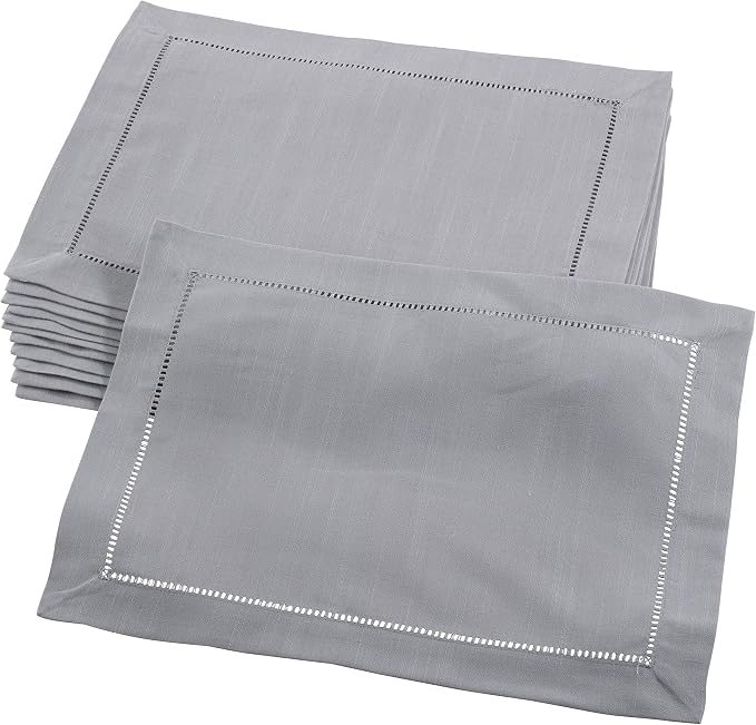 SARO LIFESTYLE Hemstitched Border Placemat by SaroLifestyle