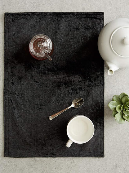 DII Velvet Collection Tabletop, Placemat Set - Image 5