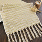 Boho Fall Table Runner Woven for Home Dining Table Decor 13x72 Inch | 72 Inches by FEXIA
