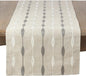 Saro Lifestyle Modern Embroidered Design Table Runner by SaroLifestyle