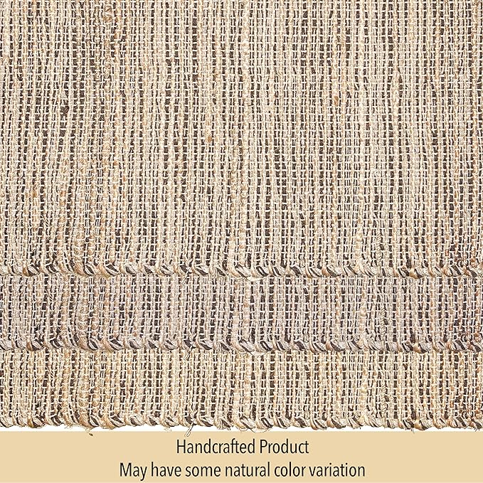 Natural Jute & Brown Placemats, 13x19 Inch Dining Table Placemats - Image 6