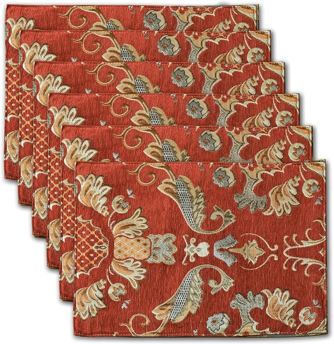 Extra Luxury Dinner Placemats Set of 6, - Image 5