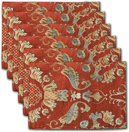 Extra Luxury Dinner Placemats Set of 6, by NYSMXF