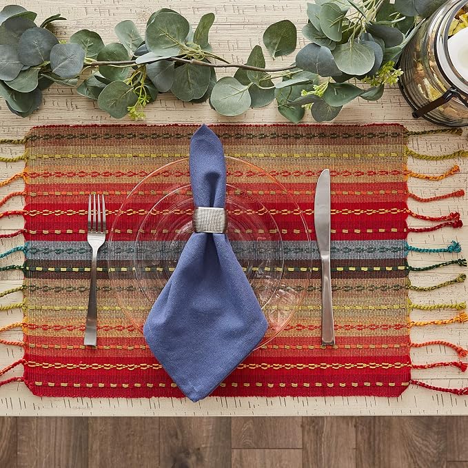DII Southwest Collection Tabletop, Placemat Set, 6 Piece - Image 4
