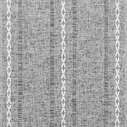 Hemstitched Farmhouse Table Runner, Charcoal 13x48 Inch, Cotton Linen Table - Image 6