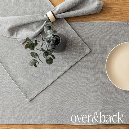 Over&Back 18x108 Woven Chambray Cotton Table Runner - Image 6