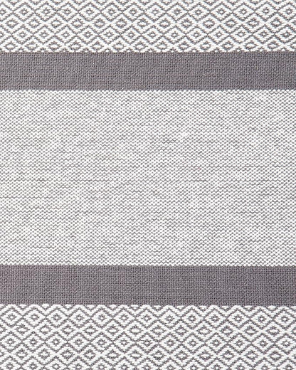 Sticky Toffee Cotton Placemats Set of 4 – Gray Woven 14x19 in Table Mats for Kitchen or Dining Table, Boho Style, Washable Cloth Placemats
