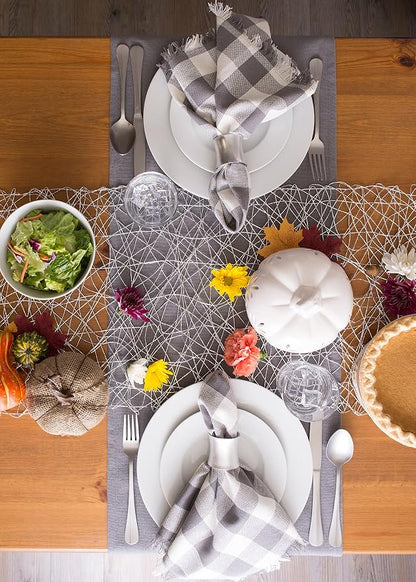 DII Everyday Collection, Fringed Solid Tabletop, Table Runner - Image 5