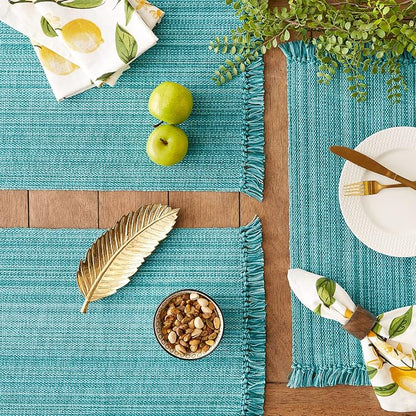 DII Variegated Tabletop Collection, Placemat Set, 6 Piece - Image 2