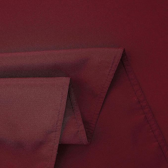 FOLINS&HOME Burgundy Waterproof Decorative Table Runner 108 Inches Long | - Image 5