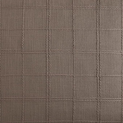 Linen Checked Farmhouse Table Runner, 13x90 Inches Cocoa Brown | Raised Grid - Image 6