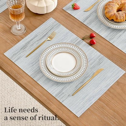 Leetaltree LightSteel Blue Placemats Set of 4 - Image 6